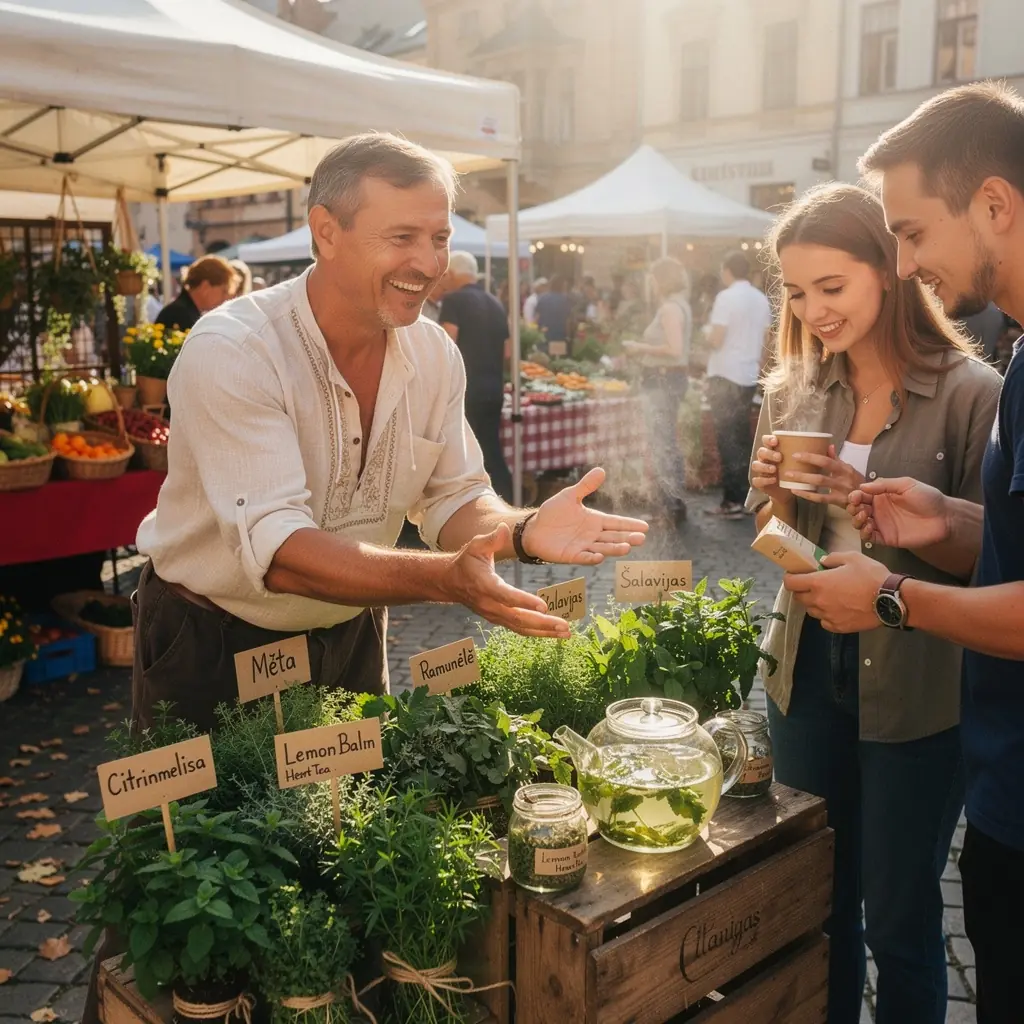 Citrinžolės lapai, kurie suteikia gaivumo ir energijos.